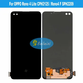 Pre OPPO Reno4 Lite CPH2125 LCD Displej Dotykový Displej Digitalizátorom. Montáž Náhradných Dielov Pre OPPO Reno4 F SPH2209 LCD