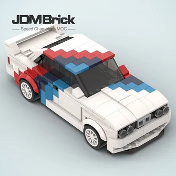 JDM MOC 53544Technical Auto M3 E30 Racing Speed Majstrov Sportscar Creative Expert Budovy Blcoks Tehly Hračky Pre Deti Darček