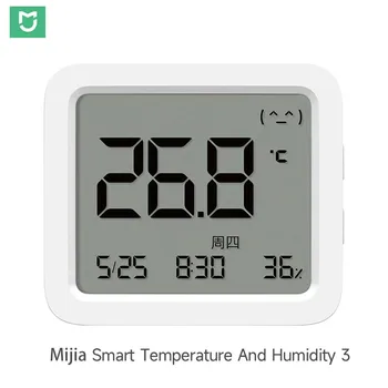 Mijia Bluetooth Teplomer 3 Bezdrôtové Smart Elektrický Digitálny Vlhkomer Teplota a vlhkosť 3 Práca s Mijia APP