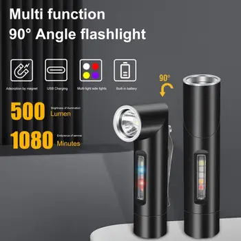 Camping Torchlight Užitočné Mini Camping Pochodeň Núdzové LED Baterka Magnetické Základne LED Bleskom pre Lezenie