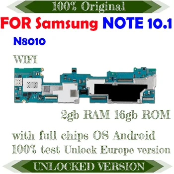 Doprava zadarmo Pôvodný Pre Samsung Galaxy Note 10.1 N8010 základná Doska pre Samsung Galaxy Note 10.1 Logika rada EÚ Verzia LBS