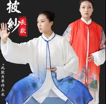 unisex vysokej kvality kung fu wushu výkon závoj, tai chi cape taijiquan vyhovuje bojových umení uniformy