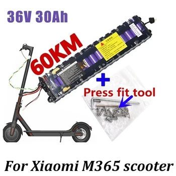 36V 30Ah Litium Ion akumulátor 18650 30000mAh Li-ion Elektrický Skúter Batéria pre -Xiao M365 Batérií Určených Batterie