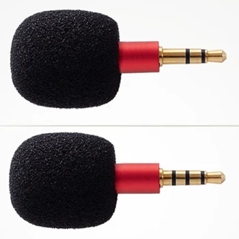 Omni-Directional Mini Mic Kovové Mikrofónu s 3,5 mm Jack Plug Záznamník pre Smart Telefón, Notebook, PC Zvukovej Karty 3.5 mm Aux