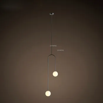 NOVÉ Nordic Minimalistický Prívesok Svetlá Vnútorné LED Osvetlenie Svietidlá Bar Visí Lampa Oblečenie Obchod Osobnosti Prívesok na Čítanie