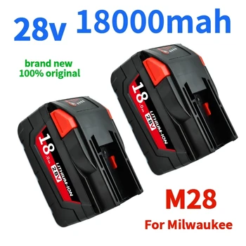Super nový 28V 6.0 Ah-18.0 Ah M28 Pre Milwaukee batéria Li-Ion Náhradné Batérie Pre Milwaukee 28V M28 48-11-2830 0730-20 Nástroj