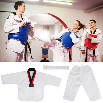 Deti, Dospelých Taekwondo Dobok Oblečenie Karate Oblek Taekwondo Jednotné Karate Oblečenie protecciones equipo de taekwondo luvas