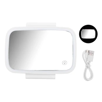 Slnečník Zrkadlo LED Slnečná Clona Zrkadlo Svetlo Hmotnosti Plug and Play Kompaktný Svetlé na Vianoce pre Priateľov, pre Rodiny, pre Auto