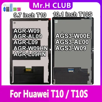 LCD Displej Pre Huawei MediaPad MatePad T10 T10s dátumu odsúhlas-L09 dátumu odsúhlas-W09 dátumu odsúhlas-AL09 AGRK-W09 AGS3-L09 AGS3-W09 Dotykový Displej Montáž