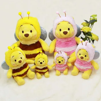 Nové WinnieThe Pú Bee Je Oblečený Mäkké Plyšové zvieratko Bábika Plyšové Hračky Narodeninám Pre Dieťa priateľka Dar 30 CM
