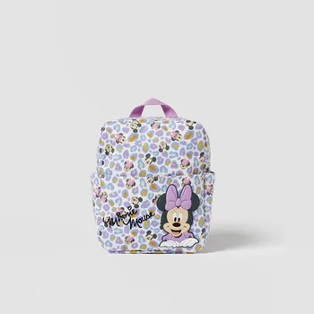 Disney Batoľa Schoolbags Minnie Tlač Dva-Módne Tašky cez rameno, Priedušná Nový Štýl Cartoon Batohy Dieťaťa Roztomilý Pack