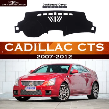 Pre Cadillac CTS 2007-2012 Auto Tabuli Vyhnúť Light Pad Nástroj Platformu Stôl Kryt Kožené Anti-Slip Dash Mat 2011 2010