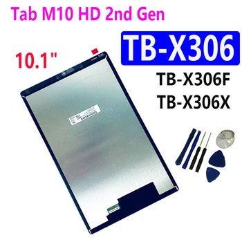 Originálne Lenovo Smart Kartu M10 HD 2nd Gen TB-X306X TB-X306F TB-X306 LCD displej s dotykovým displejom digitalizátorom. Náhradné