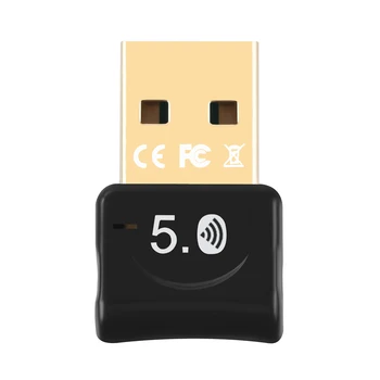 Mini Bezdrôtový USB Adaptér Prenosný USB Adaptér Prijímač Bluetooth-kompatibilné 5.0 Plug and Play pre PC, Notebook, Myši, Klávesnice