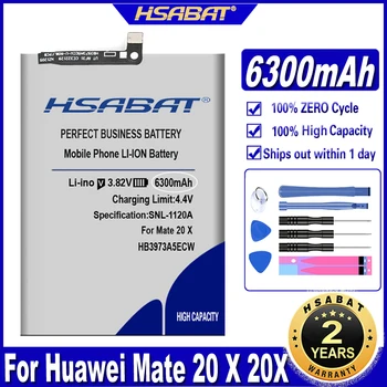 HSABAT HB3973A5ECW 6300mAh Batériu pre Huawei Honor Poznámka 10 / ( Mat 20 X ) ( Česť 8X Max ) RVL-AL09 RVL-AL10 EVR-AL00