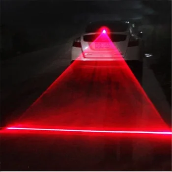 Auto LED Laserové Hmlové Svetlo Vozidla Anti-Kolízie zadné svetlo Brzdové Varovanie Lampa Nové Budenie Lampa