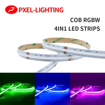 RGBW COB LED Pásy 24V 784 840 Led/m Flexibilné Vysoké Svetlé Dotless Farebné FOB LED Pásky Svetlo Bar pre Vnútorné Izba Dekor