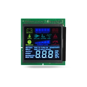7 Segment VA Negatívne PRIEPUSTNÉ LCD Displeja Modul Hybridného Solárny Invertor Nabíjačku LCD Displej