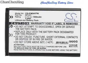 Cameron Čínsko 1500mAh Batéria BP-243 pre Icom IC-E7, IC-P7, IC-P7A