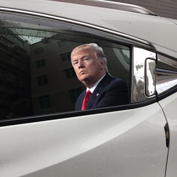 Pre Auto, Vonkajšie Okenné Nálepky Trump Nálepky Strane Spolujazdca okno Tvorivé Obtlačky Auto Dekorácie, Doplnky