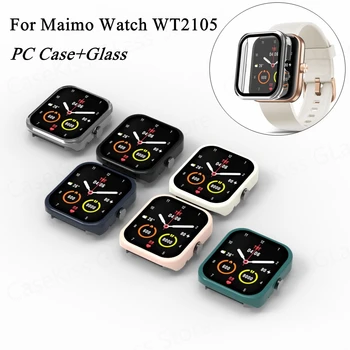 PC Prípade Sklo Screen Protector pre Xiao Maimo Sledovať WT2105 Pevného Plný Kryt Ochranný plášť Rám maimo Smartwatch Príslušenstvo