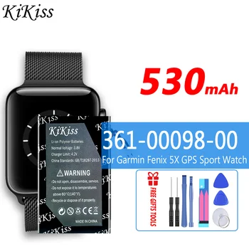 530mAh KiKiss 361-00098-00 Nabíjateľná Batéria Pre GARMIN Fenix 5X fenix 5x GPS športové hodinky