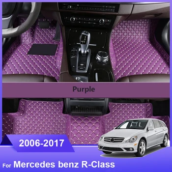 Custom Fit Auto Rohože pre Mercedes Benz R-Trieda Doplnky Interiéru ECO Odolné Hustý Koberec Prispôsobiť pre LHD a RHD Jednotky