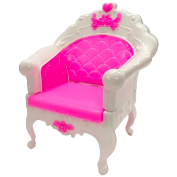 1 Ks Bábika Stoličky Módne Princezná vysnívaný Dom Stoličky Zostavené Pohovka Kreslo Plastový Nábytok Pre Barbie Bábika Príslušenstvo DZ