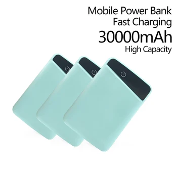Nové 30000mAh Prenosné Rýchle Nabíjanie Digitálny Displej Dual USB Power Banky,Pre iPhone Xiao a Mobilné Telefóny Samsung