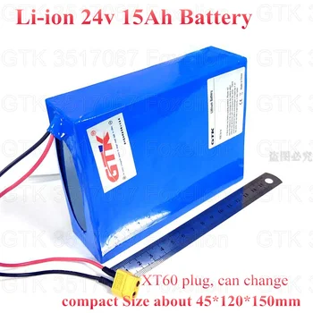 24v 15Ah batéria lítium li-ion batéria 24v bms používať značky 21700 pre elektrické 24v motor 24v 350w 250w Carzy košíka + 2A nabíjačku