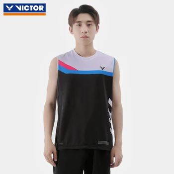 2020 Nový, Originálny Victor Bedminton T shirt TaiZiying training T shirt pánske a dámske rýchlo suché-krátke rukávy T-shirt 05003