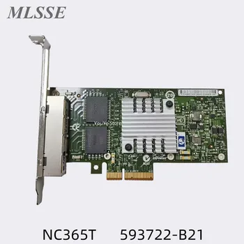 Pôvodný Pre HP NC365T Server Express Gigabit 4-port Sieťová Karta NC365T 593722-B21 593743-001 593720-001 Adaptér Doska