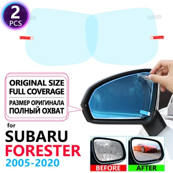Úplné Pokrytie Anti Fog Film Spätné Zrkadlo na Subaru Forester 2005~2020, SG, SH, SJ SK 2008 2012 2013 2015 2018 2019 Auto Príslušenstvo