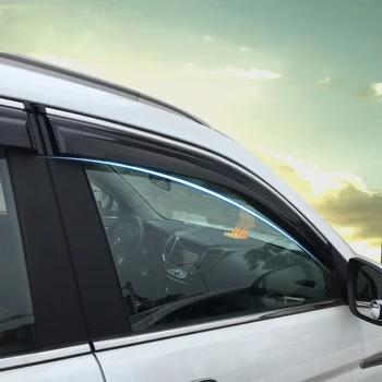 Okno Clonu pre POLO 2011-2018 Auto Príslušenstvo Dážď Stráže Deflektor čelné Sklo Dážď Obočie Markíza Výbava
