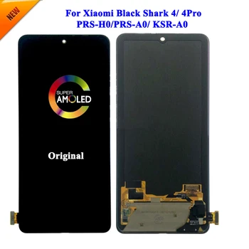 AMOLED Displej LCD Originál Pre Xiao Black Shark 4 s LCD Blackshark 4 LCD Displej LCD Displej Dotykový Digitalizátorom. Montáž Panel
