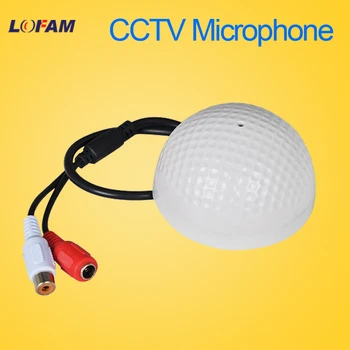 LOFAM KAMEROVÝ Mikrofón Širokú Škálu Audio MIC Mini Mikrofón hlas, zvuk vyzdvihnúť zariadenie pre Bezpečnostné kamery CCTV DVR