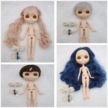 DIY prispôsobenie príslušenstvo 1/6 Blyth bábika s spájané telo, vlasy, pokožku a oči, mach