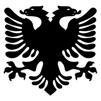 Auto Nálepky Rôznych Veľkostiach albánskeho Eagle Zábavné Vinyl Odtlačkový Nepremokavé Auto Samolepky na Bummper Notebook Zadné Okno,15 cm*14 cm