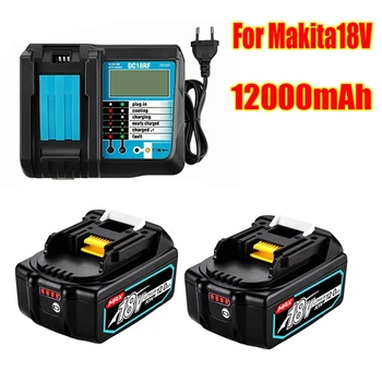 12.0 Ah BL1860 Nabíjateľná Makita 18V lithium ion batéria pre kompatibilné Makita Batérie 18V BL1850 1840 1830 akumulátorové náradie