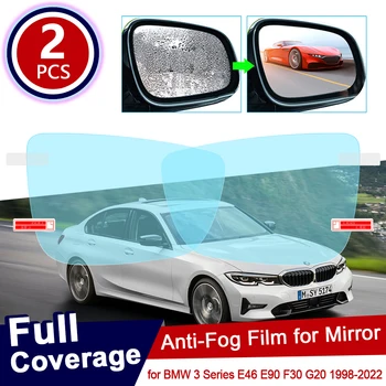 pre BMW 3 Série BMW E46 E90 F30 G20 Úplné Pokrytie Anti Fog Film Spätné Zrkadlo Rainproof Auto Príslušenstvo 318i 320i 325i 328i 330i