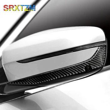SRXTZM 2 KS Auto Styling Uhlíkových Vlákien Spätné Zrkadlo Dekorácie Kryt Nálepky Výbava Pre Bmw G30 G11 5 Séria 7 Séria Najnovšie