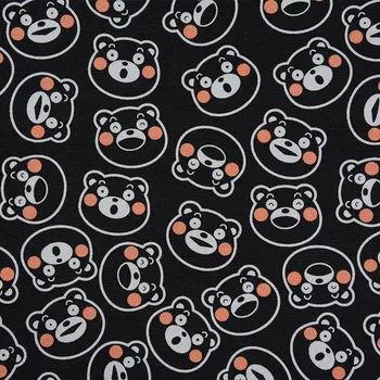 Japonsko Kumamon Medveď Tlač Ručné Patchwork Bavlna Plátno Tkanina Šitie Taška Vankúš Diy Obrus Opony Gauč 91 cm*145 cm