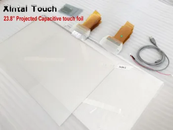 23.8 palcový interaktívne transparentné dotykové fólie,16:9,10 dotykové body usb interaktívne multi touch screen fólie