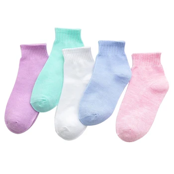 10 Párov Hot Predaj Ženy Nízke Trubice Ponožky Farbou Štýl, Dizajn, Vysoká Pružnosť Ženy Ponožky Bežné Jednoduché, Ženy, Športové Ponožky