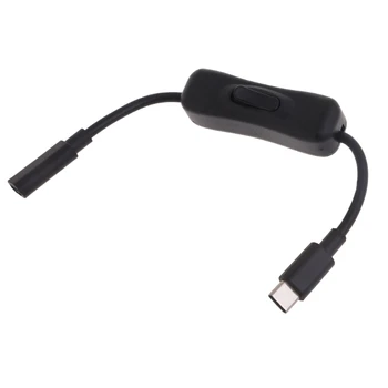 USB C Predlžovací Kábel s On/Off - Ideálne pre Nabíjanie a Prenos Dát na Akýkoľvek Typ C Prístroj Nové Dropship