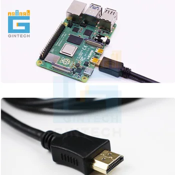 1,5 m HDMI micro HDMI kábel medený drôt HDMI kábel pre raspberry pi 4B. PI4B hdmi kábel micro HDMI na HDMI kábla 1.5 metra